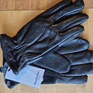 Goodfellow & Co Men's Black Leather Gloves